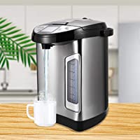 Hengda Thermopot 5 litros- dispensador de agua caliente de acero inoxidable- Función de visión nocturna，indicador de…